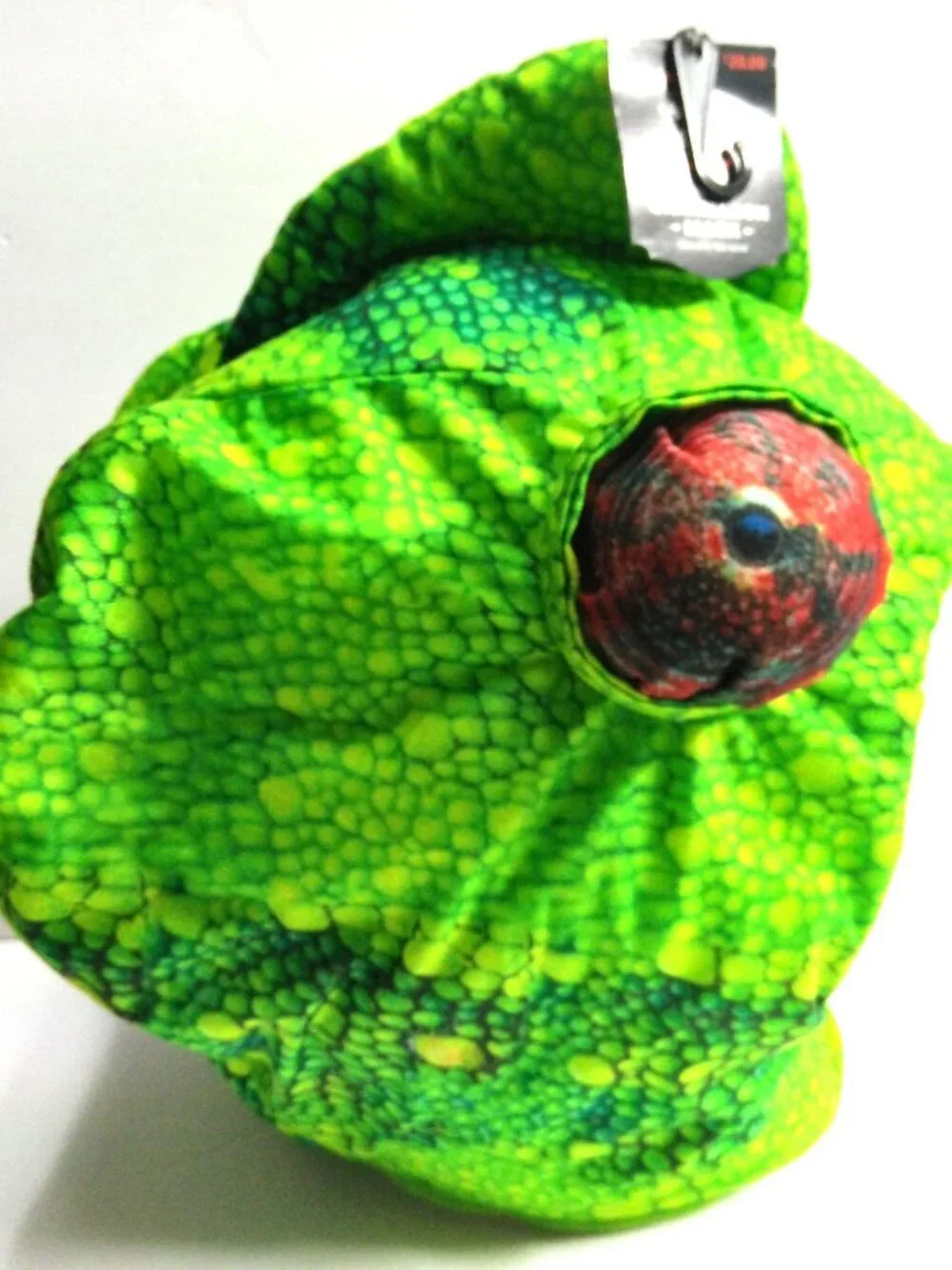 Chameleon Mask by Hyde & EEK! Adult One Size Fits Most NEW Green Padded Plush